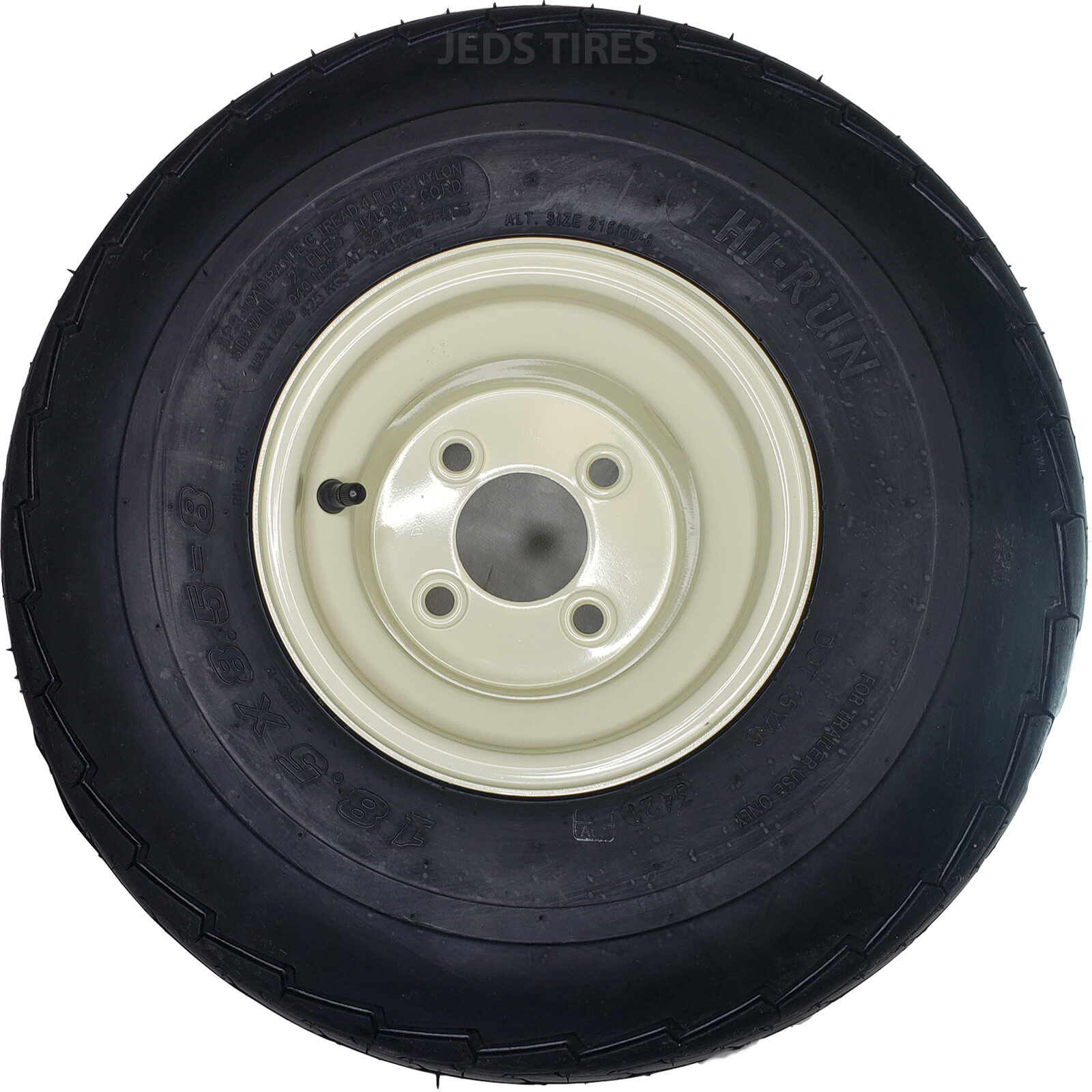 18.5×8.50-8 4/4 Snow Mobile Jet Ski Pop up Camper Trailer Tire Rim Wheel 6ply