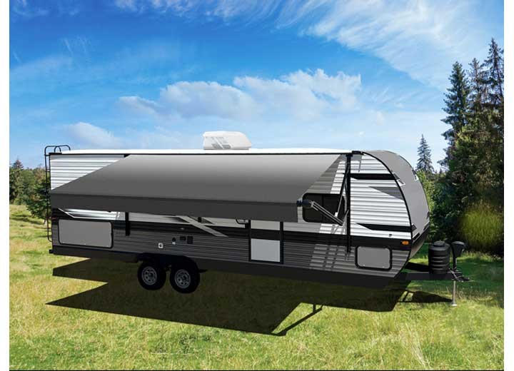Velarium 16′ Charcoal Fade Vinyl Replacement Awning Canopy RV Outdoor VC16002000