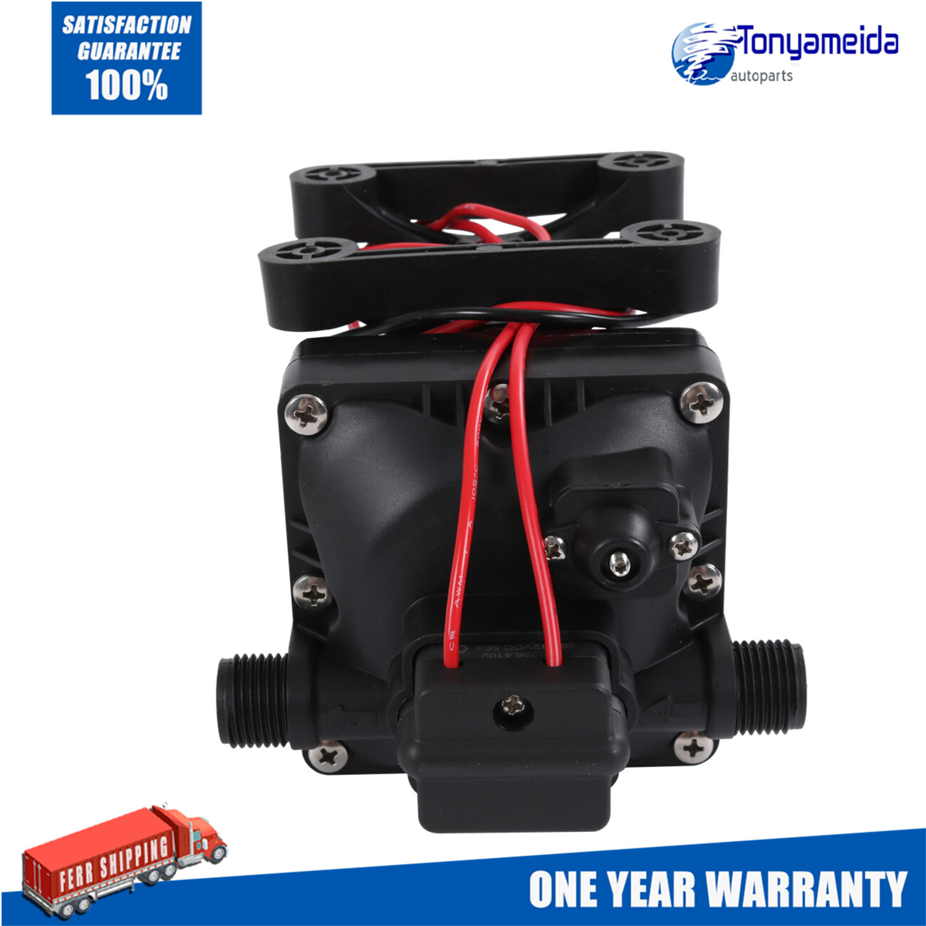 12V 3.0 GPM RV Water Pump 4008-101-A65 Revolution 55 PSI with Strainer
