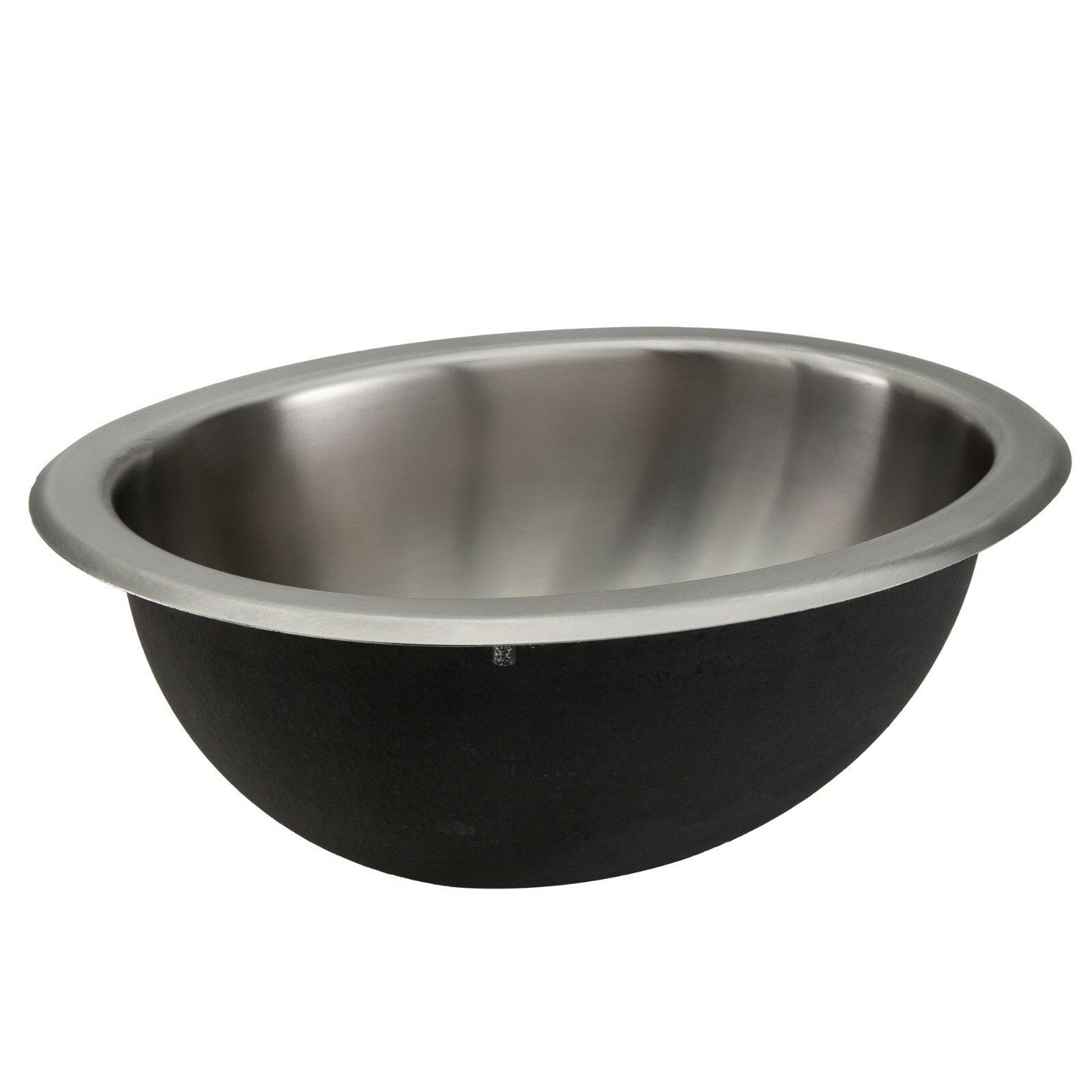 RV 10″ x 13″ Stainless Steel Oval Round Sink Camper Kitchen Bath Sink