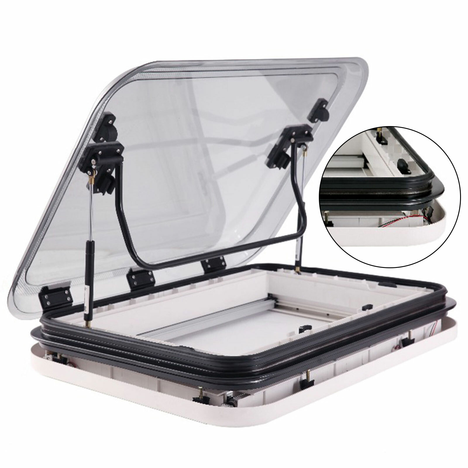 Caravan Skylight Roof Vent Hatch RV Motorhome Anti-UV Flyscreen Trailer Camper