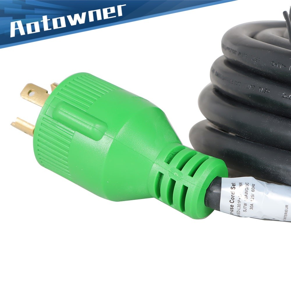 RVMATE 3 Prong 30 Amp 50 Feet Generator Extension Cord NEMA L5-30P/L5-30R 125V