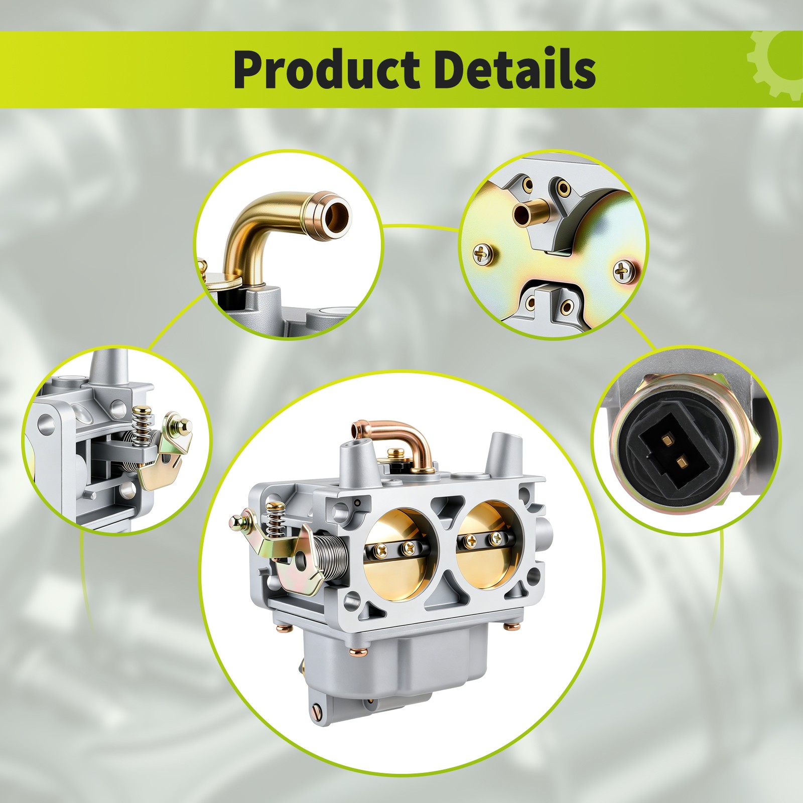 CARBURETOR FOR GENERAC 0G4611 CARB GT990 GTV990 REPLACES 0F9036 053640 33HP