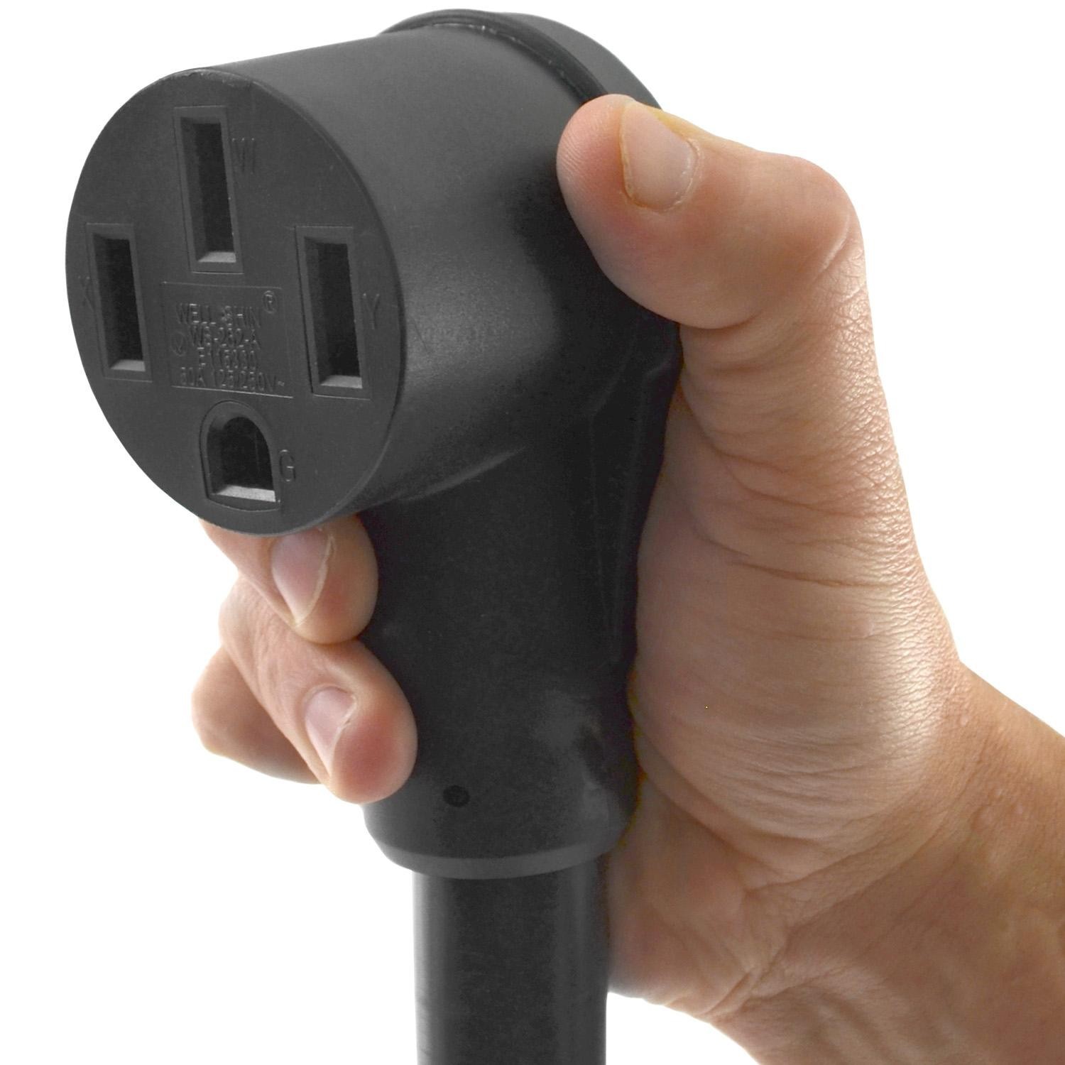 Conntek 14316 50 Amp to 50 Amp RV/Generator Adapter Cord – 1.5ft