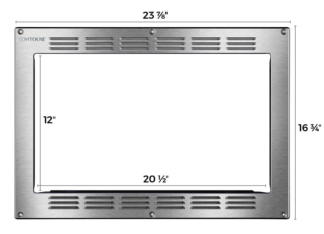 Microwave Trim Kit | FitsModel RV-190S-CON |24 x 17 |Stainle