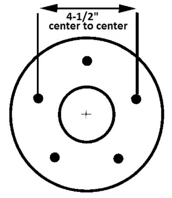 2- 5×4.75 Idler Hubs w/ 3500# Bearing Kits Replace Trailer Axle fits Dexter