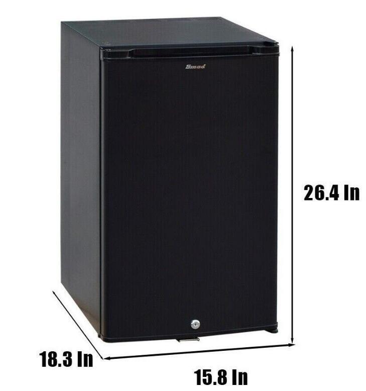 AC110V/DC12V 1.7 cu ft Truck Fridge RV Camper Freightliner Cascadia Refrigerator