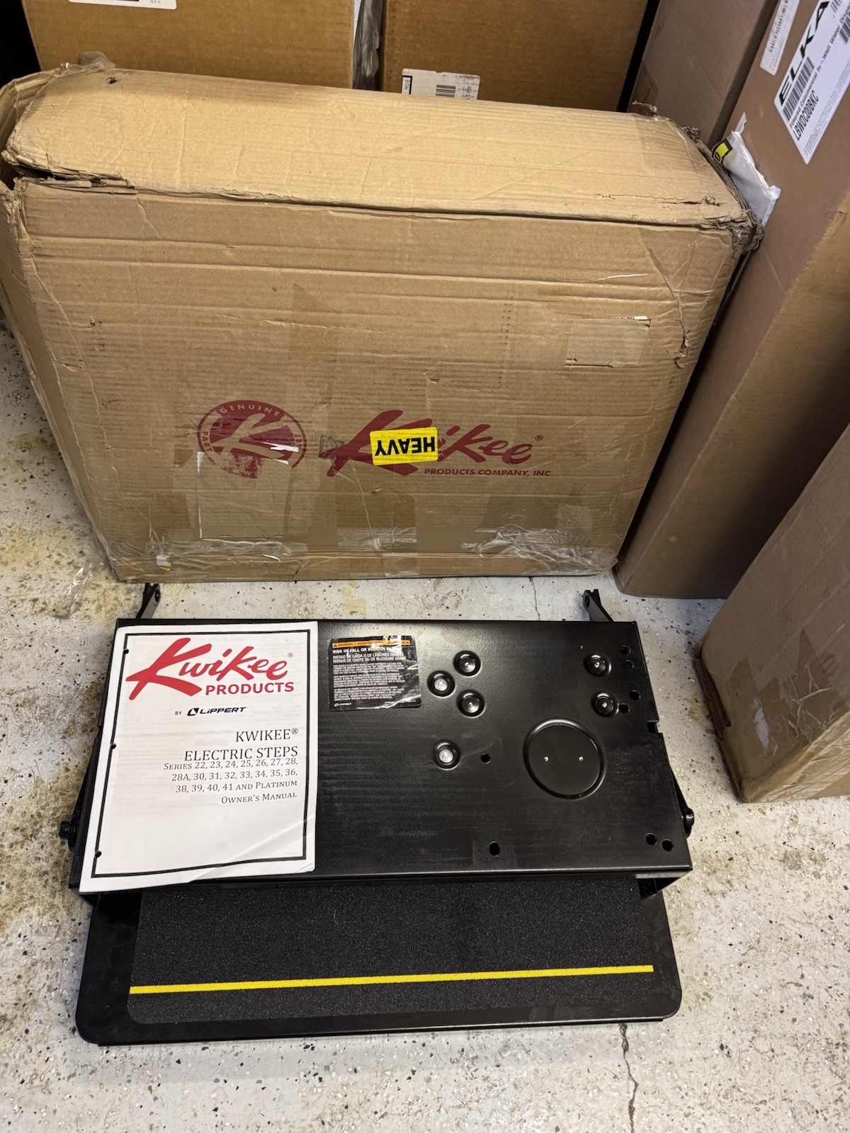 Lippert Kwikee 38 Series Electric RV Step W/Logic Control Unit, Motor And Light
