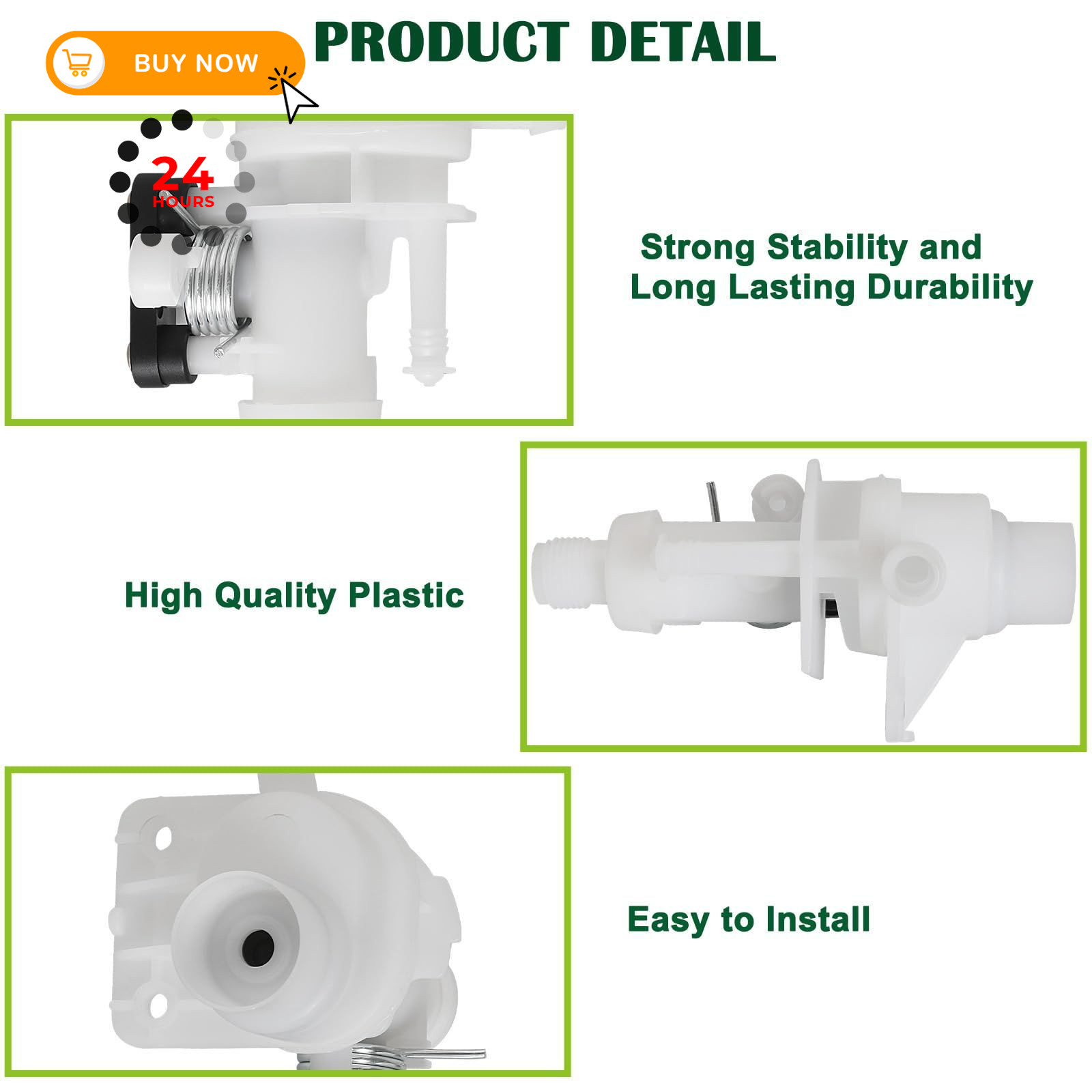 omoZone 31113 Upgraded Toilet Water Module Service Kit Compatible with White