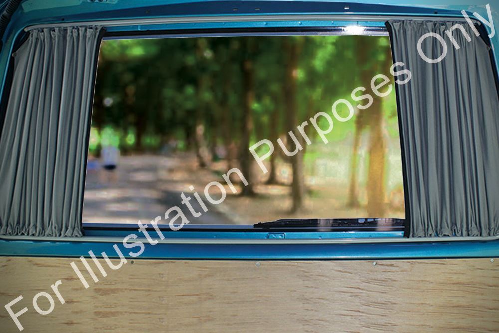 Mercedes Vito Rear Tailgate Door Just Kampers Blackout Curtain Kit 2004-2014