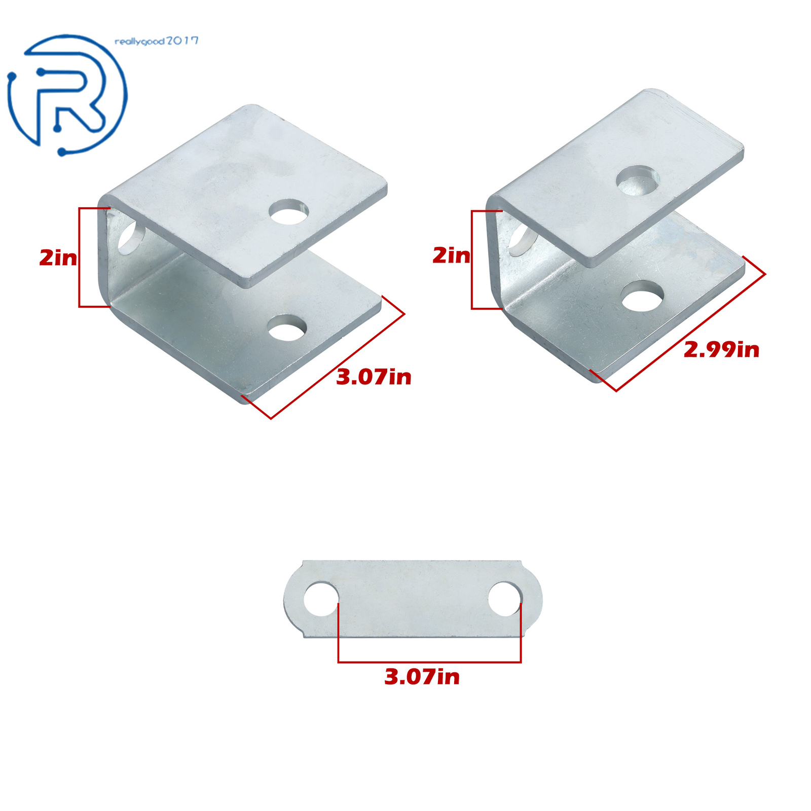 Weld On Utility Trailer Leaf Spring Hanger Kit For Double Eye Spring Single Axle