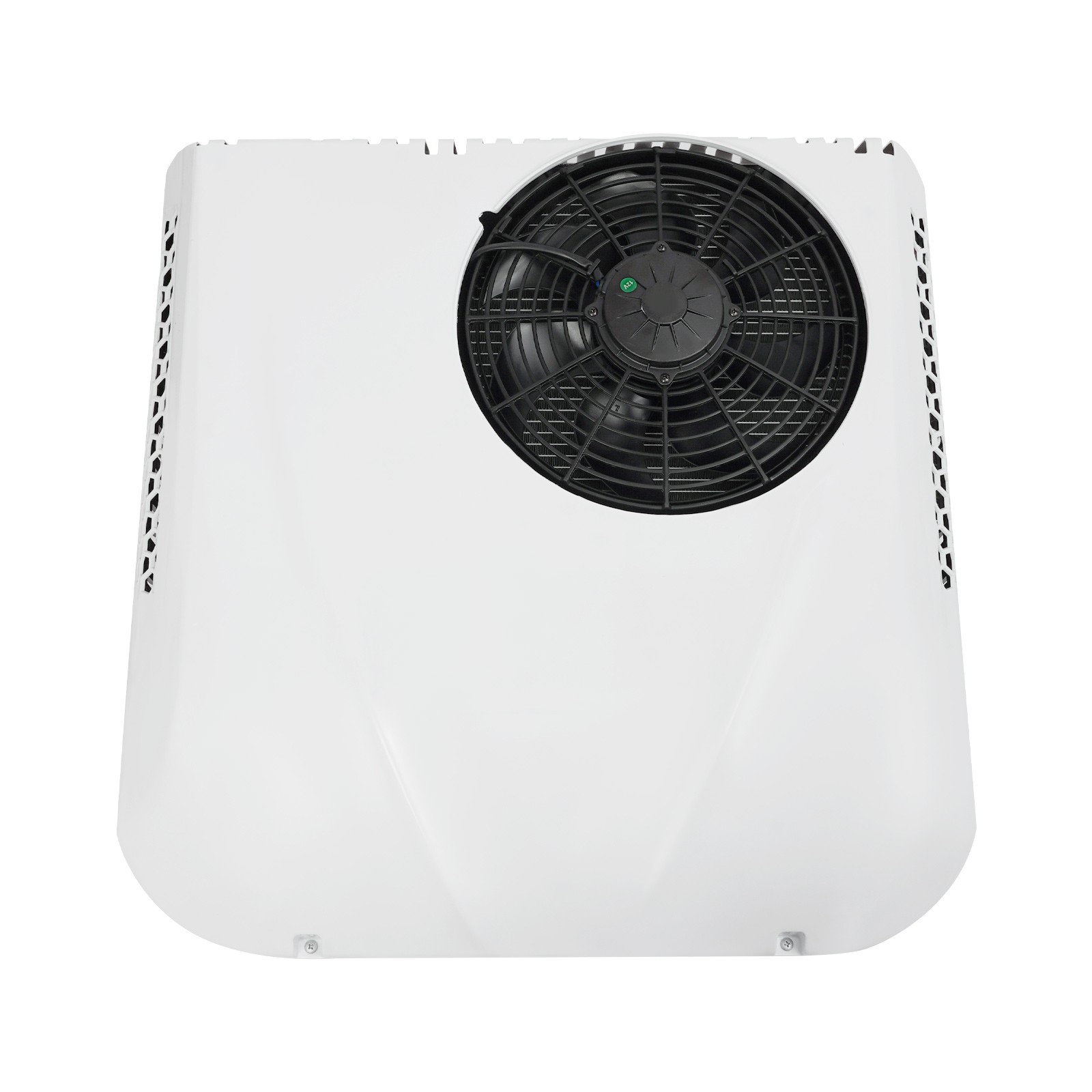 White RV Heating and Cooling Air Conditioner, 12V Air Conditioner for Motorhomes