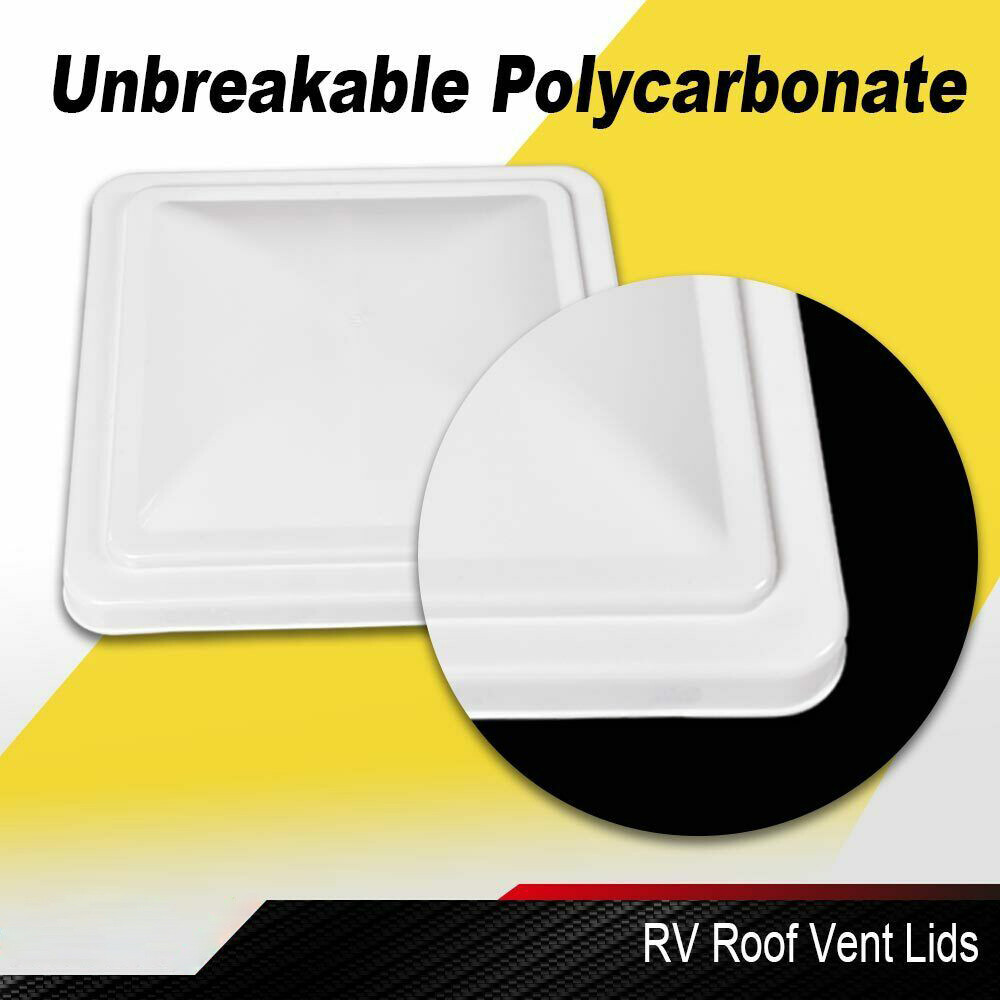 3 Pack White 14″ x 14″ Replacement Roof Vent Cover Camper RV Trailer Ventline US