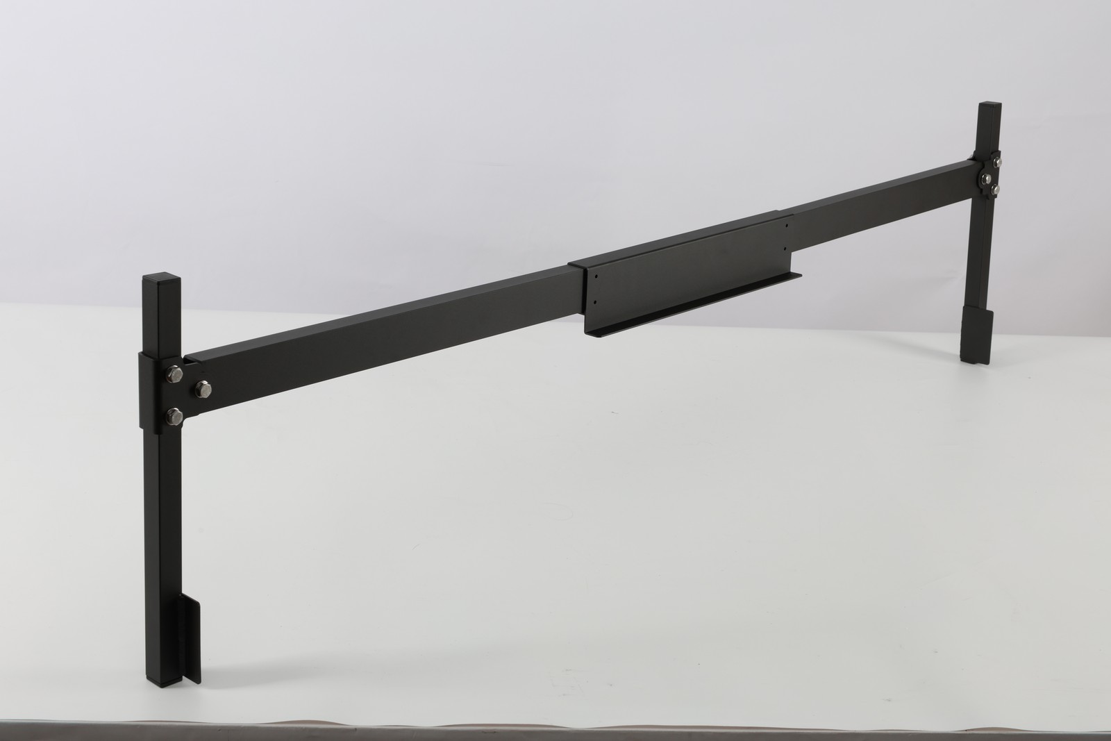 Aluminum Truck Cap&Topper Ladder Roof Rack for Pickup Camper Shell Black Upgrade