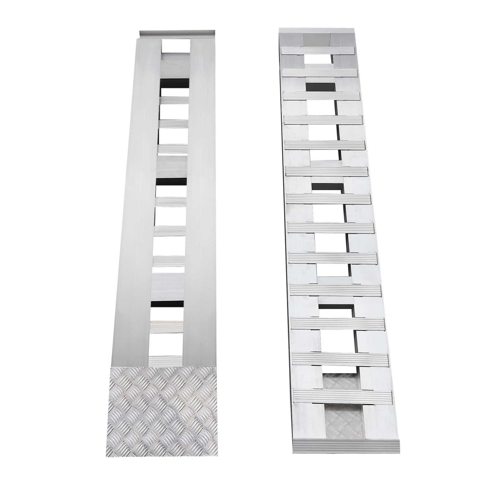 Pair Aluminum Trailer Ramps 6000 lbs Loading Ramps Truck Car Auto Trailer Ramps