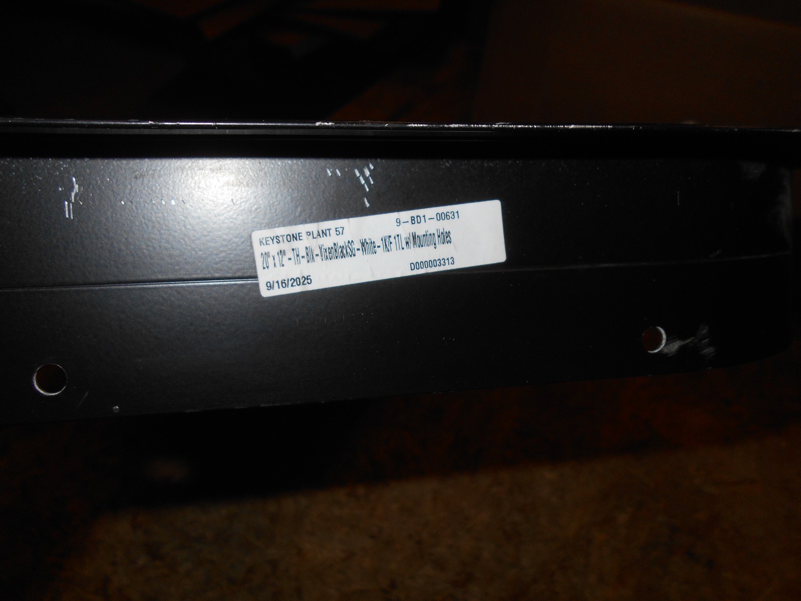 *20″ X 12″ HATCH BAGGAGE CARGO COMPART STORAGE DOOR RV BLACK FREE SHIP *582*