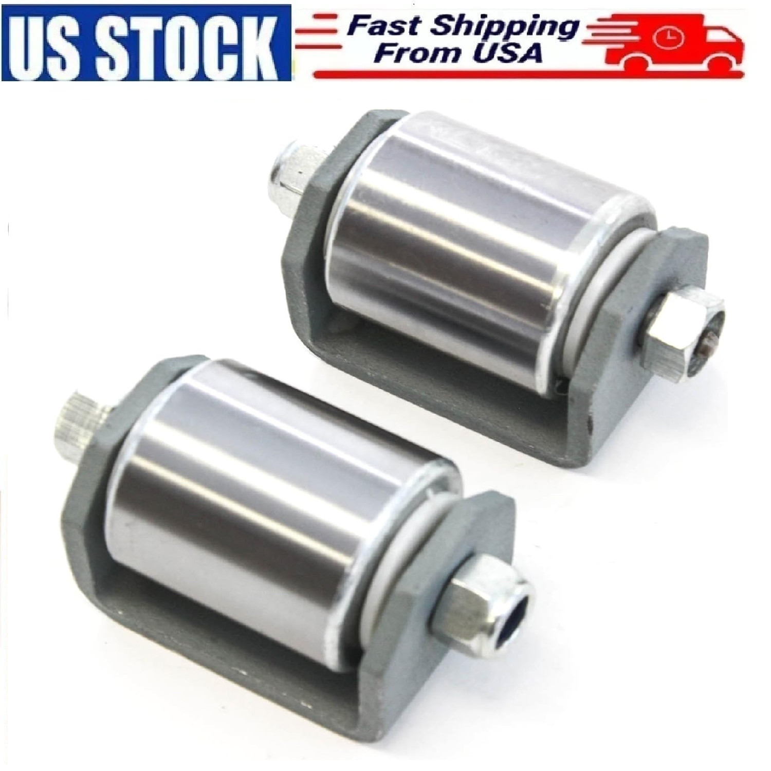 Trailer Drag Wheel Roller RV Trailer Tail Rolling Driveway Skid Wheels Weld On