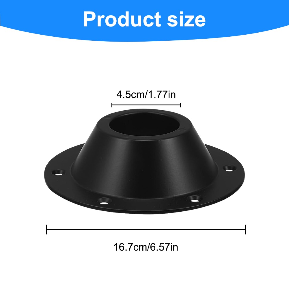 2 Pcs RV Table Base Mount Including Mounting Screws for Camper Trailer Motorhome