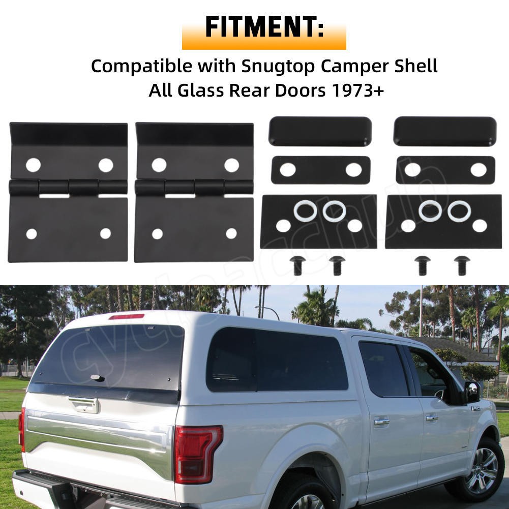 For Snugtop Camper Shell Nut Plates,All Glass Rear Doors Hinges 710001,711513 US