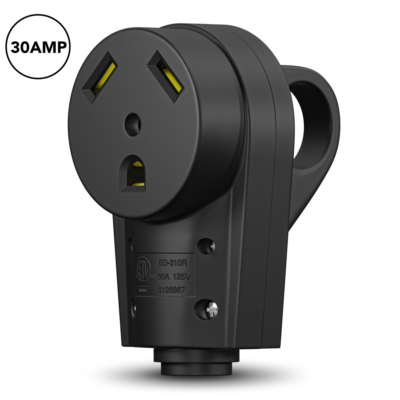 Leisure 30 AMP RV Receptacle Plug Female End TT-30R Replacement Electrical Adapt