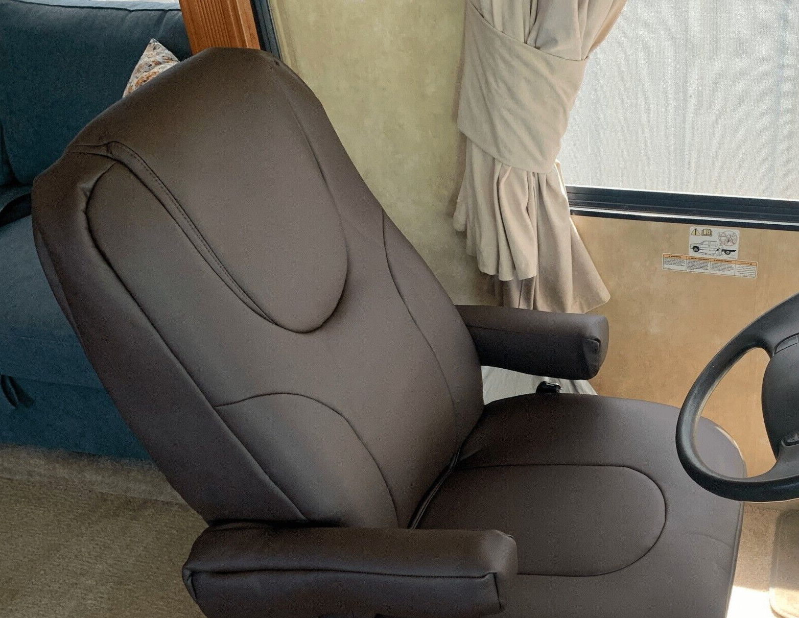 Fits 2009-2011 Holiday Rambler Admiral Custom made leatherette Seat covers