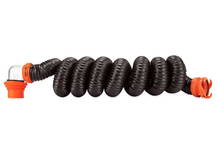 Camco 39761 RhinoFLEX RV Sewer Kit with Pre-Attached Fittings – 15 ft.
