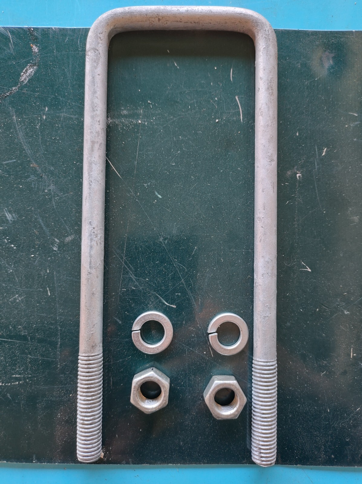 Boat Trailer U-Bolt hot dip Galvanized Square axle 3 1/8 ” x 8 7/8 ” 20G