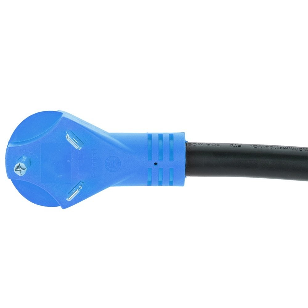 30 Amp Male to (2) 15 amp Female Receptacle RV Y split Power Cord Adapter