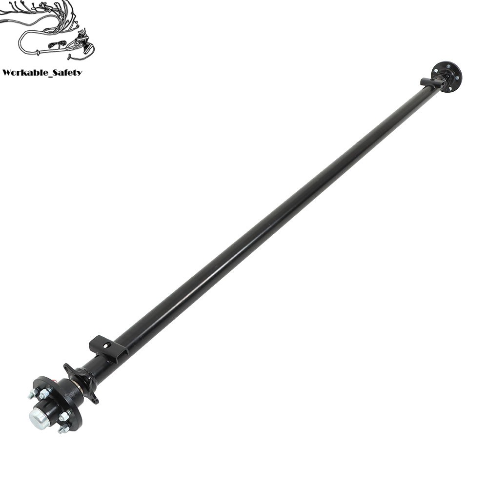 3.5K Trailer Axle For Trailer Cargo Dump RV 5 lug Utility Axle 3500lbs Boat Axle