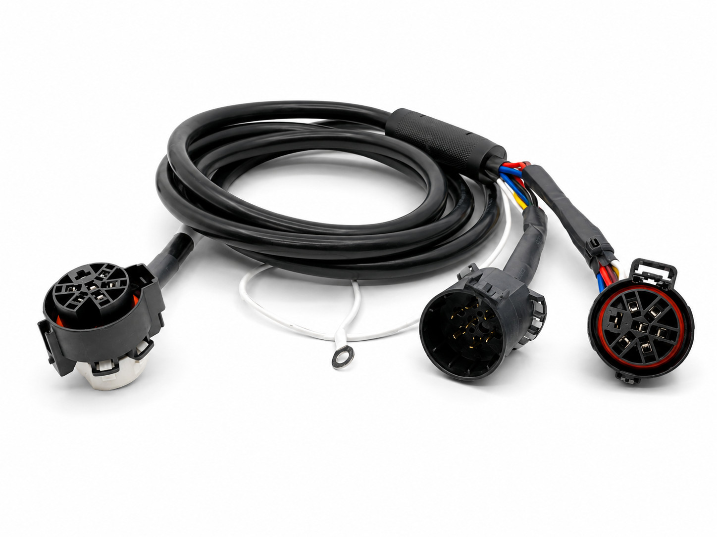 Gooseneck / 5th Wheel Extension Harness (7 Ft) & Receiver – Kit