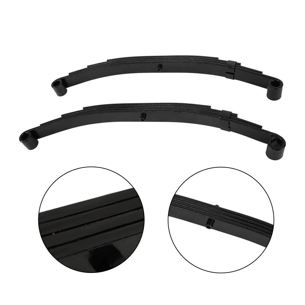 Trailer Leaf Spring 4 Leaf Double Eye 2500 lbs Cap Per For 5000 lbs Axle Set 2