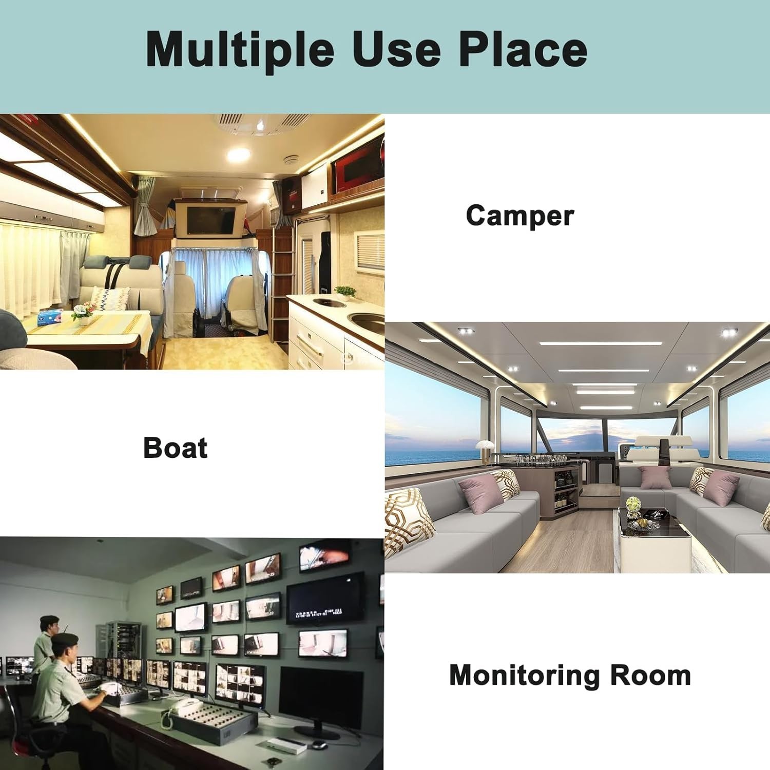Low Profile RV TV Mount for 14-24 Inch Screens – Fixed Wall Bracket