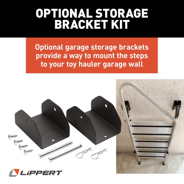 Lippert Components 2023024501 Entry Step 4 Manual Folding Steps With 8 Inch Rise