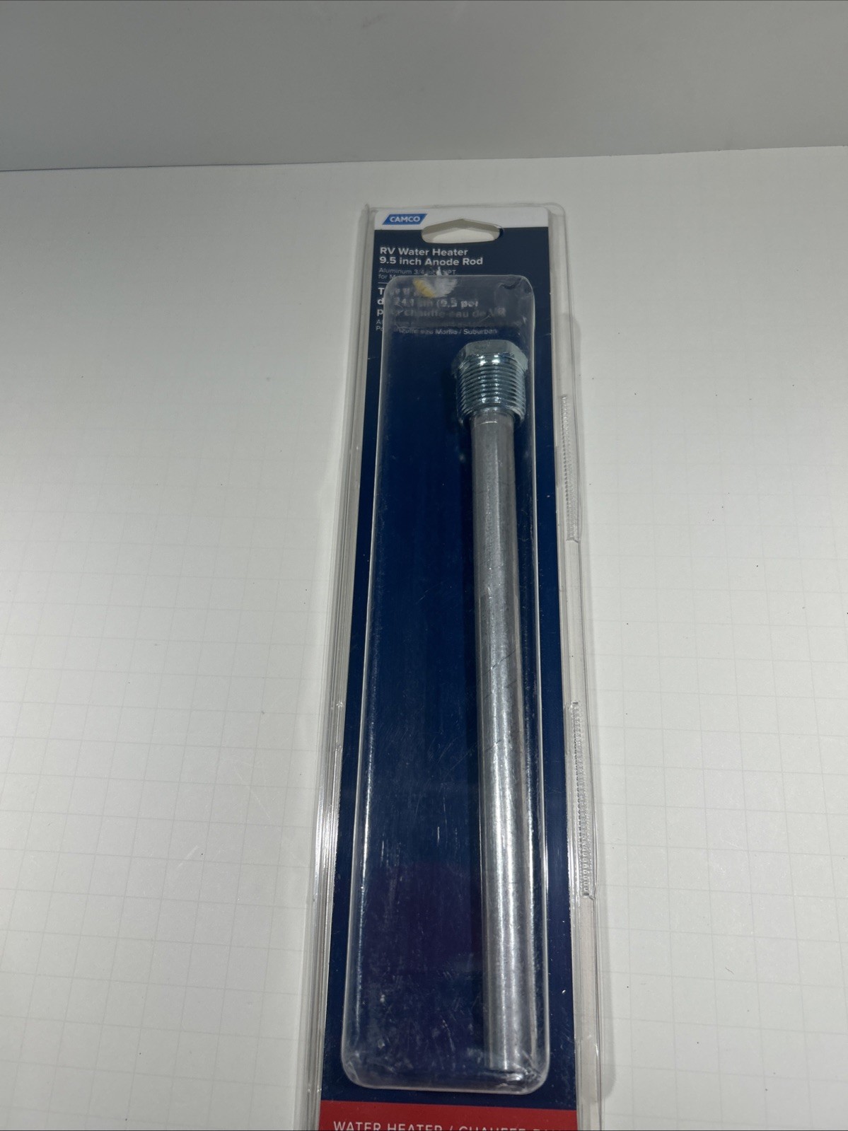 Camco RV Water Heater 9.5 in Anode Rod 893457