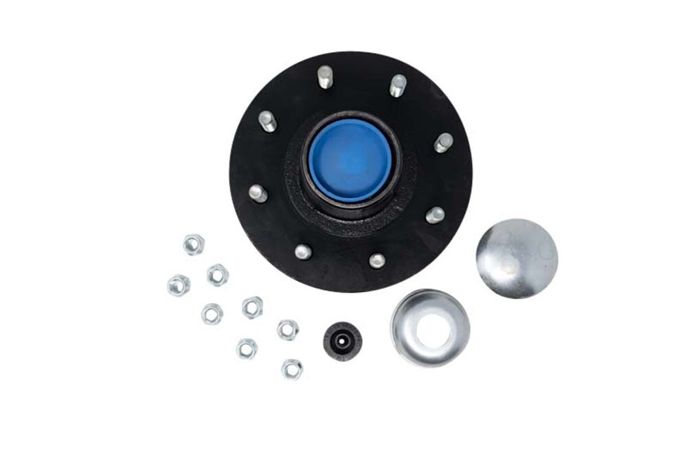 Trailer Parts Pro H42865BX PreGreased Hub Assembly- 8 on 6.5- Fits 7K Axles