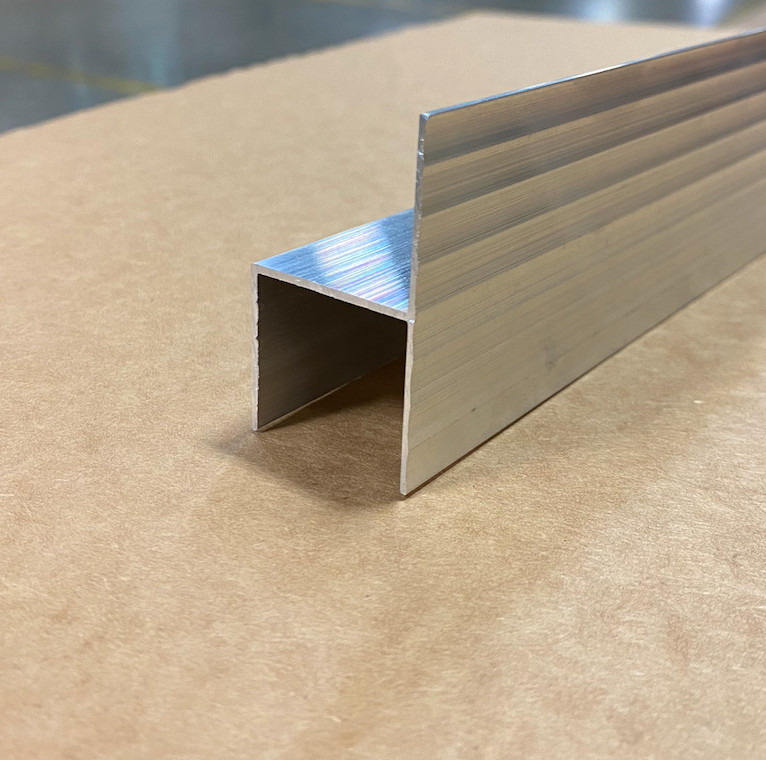 H-Channel 93″ Aluminum Trim 2″ x 1 1/8″ Cargo Trailer – Door Trim – Chair Rail