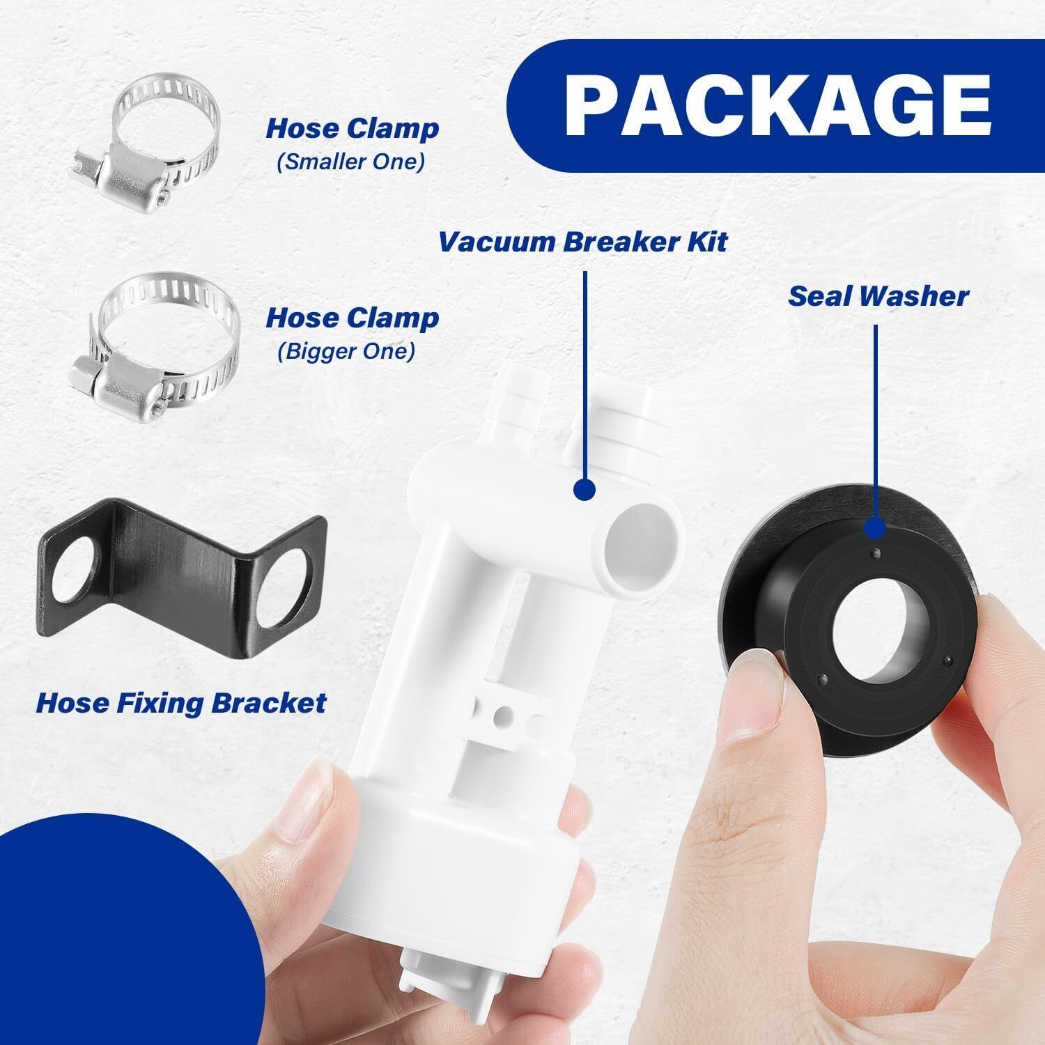 385230335 Vacuum Breaker Hand Spray Kit Fits Dometic RV Toilet 100 500H