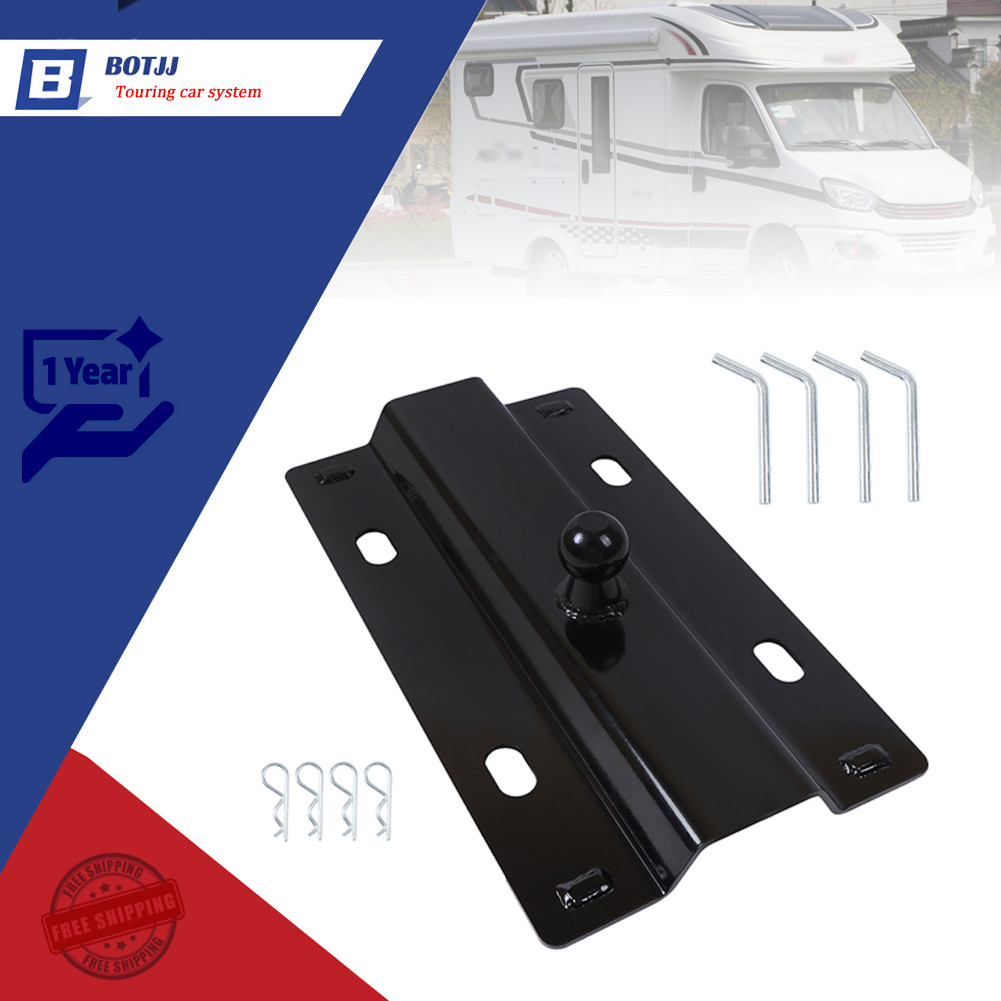 30,000lb Gooseneck Ball Plate All Standard 5th Wheel Rails Adapter Hitch New