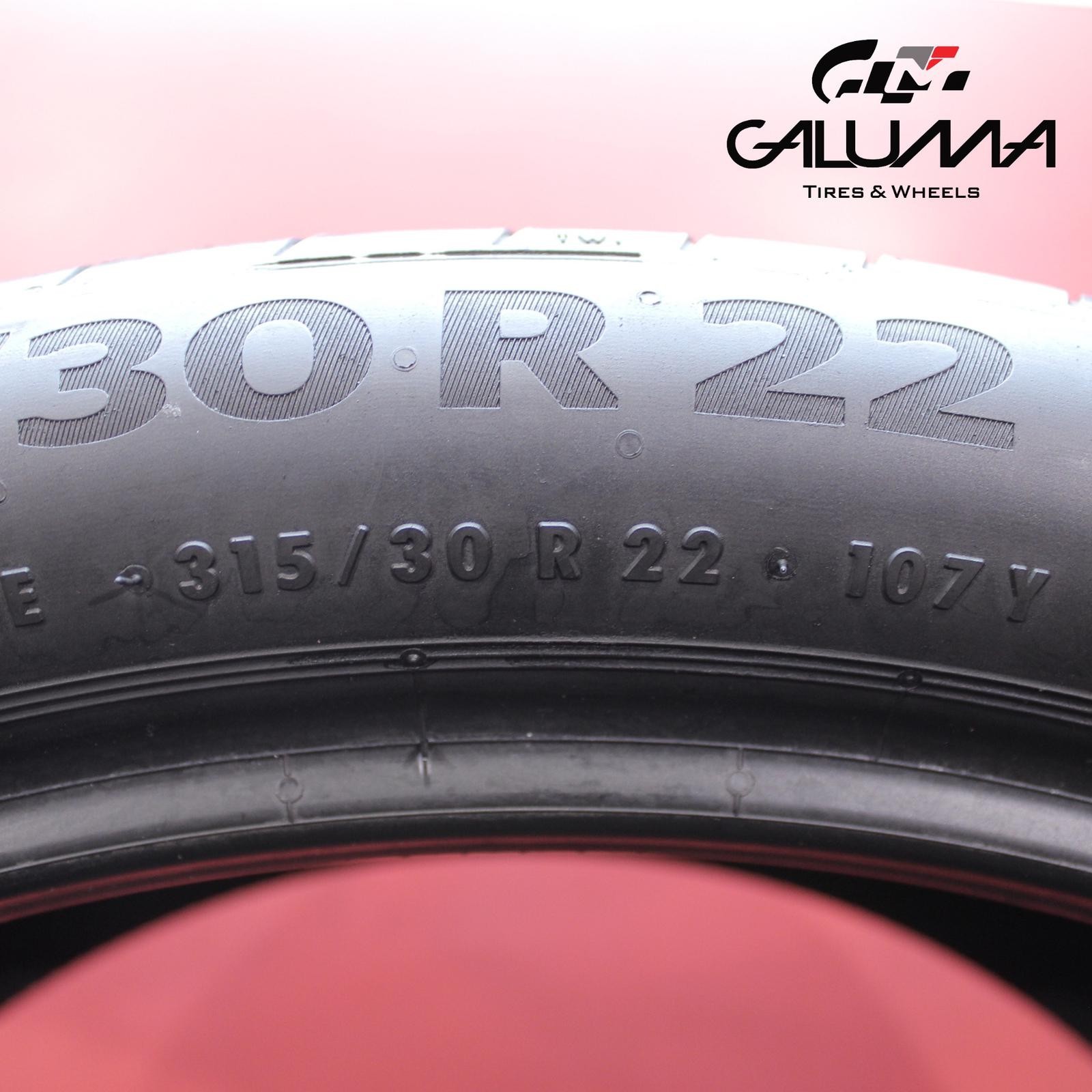 2X Tires Continental PremiumContact 6 315/30/22 315/30R22 3153022 107Y #58859