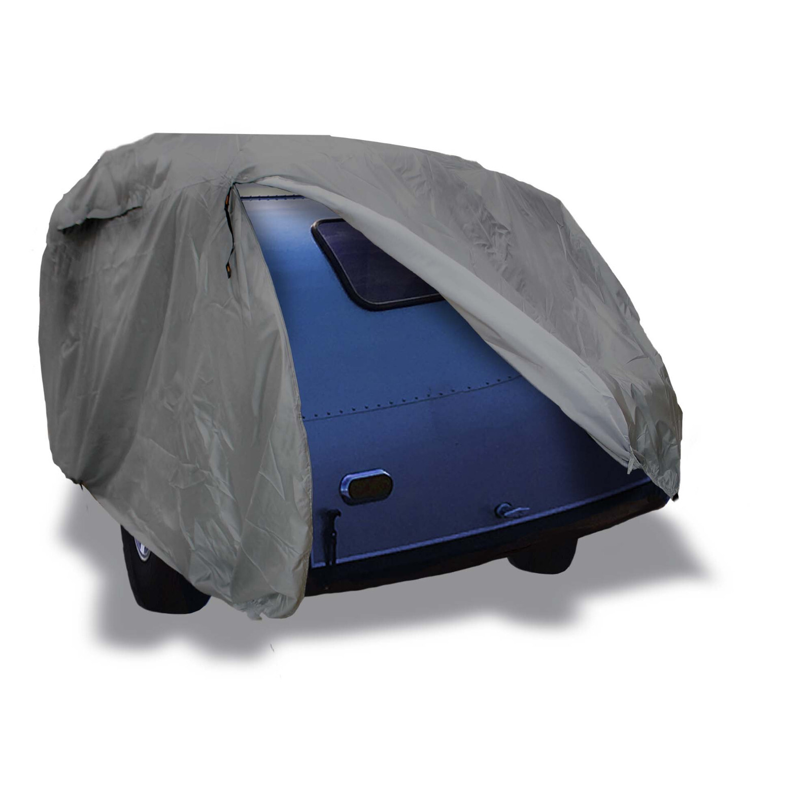 Deluxe Little Guy Micro Max Teardrop Travel Trailer Campe Cover w/ zipper access