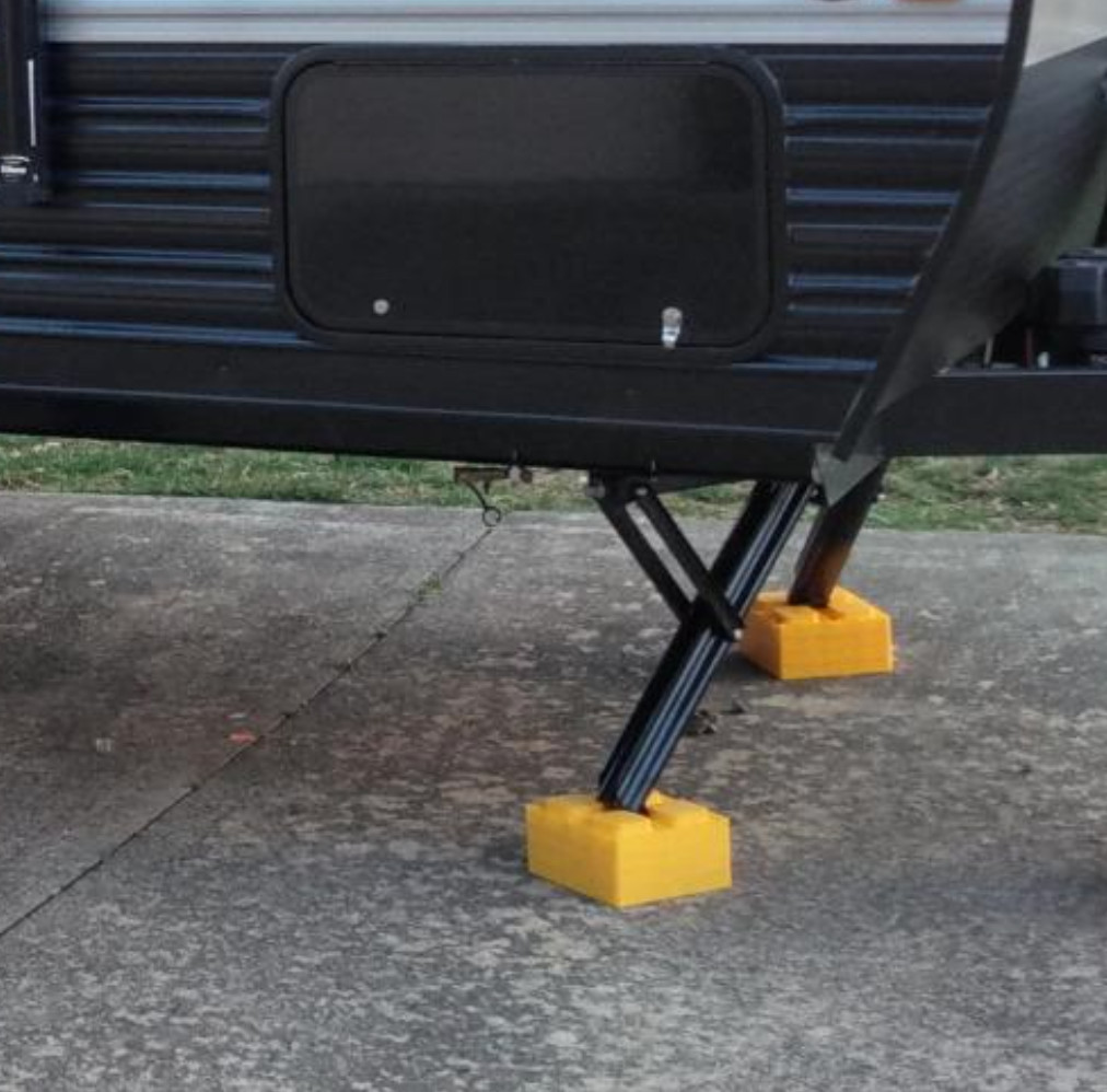 Heavy Duty RV Stabilizer Jacks for Travel Trailer Leveling Cargo Camper Parking