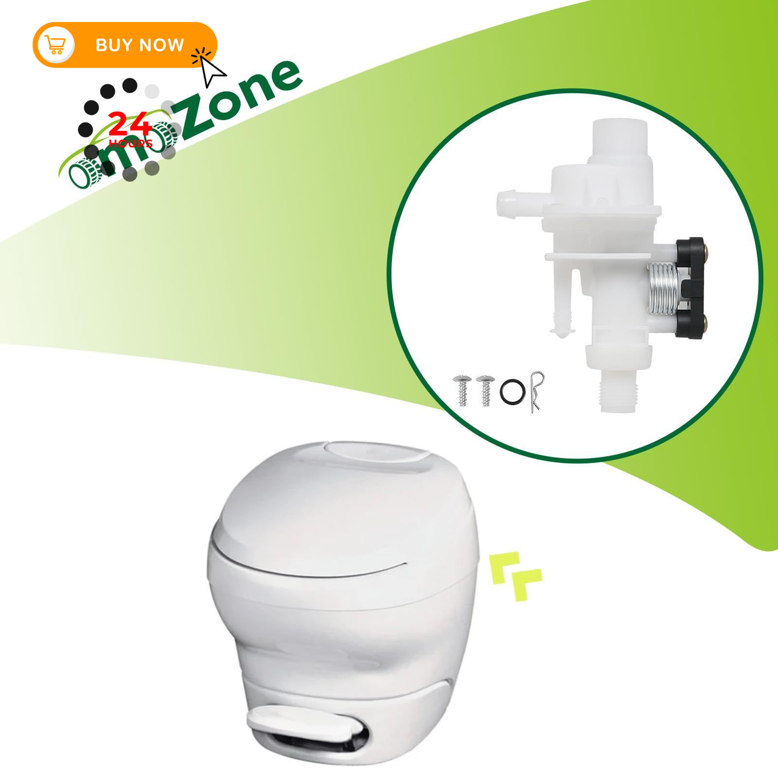 omoZone 31113 Upgraded Toilet Water Module Service Kit Compatible with White
