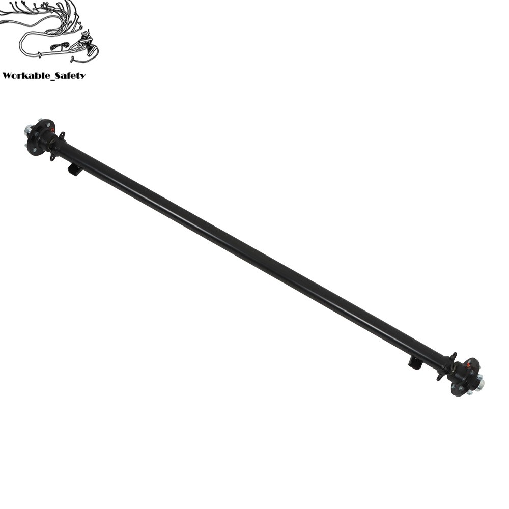 3.5K Trailer Axle For Trailer Cargo Dump RV 5 lug Utility Axle 3500lbs Boat Axle