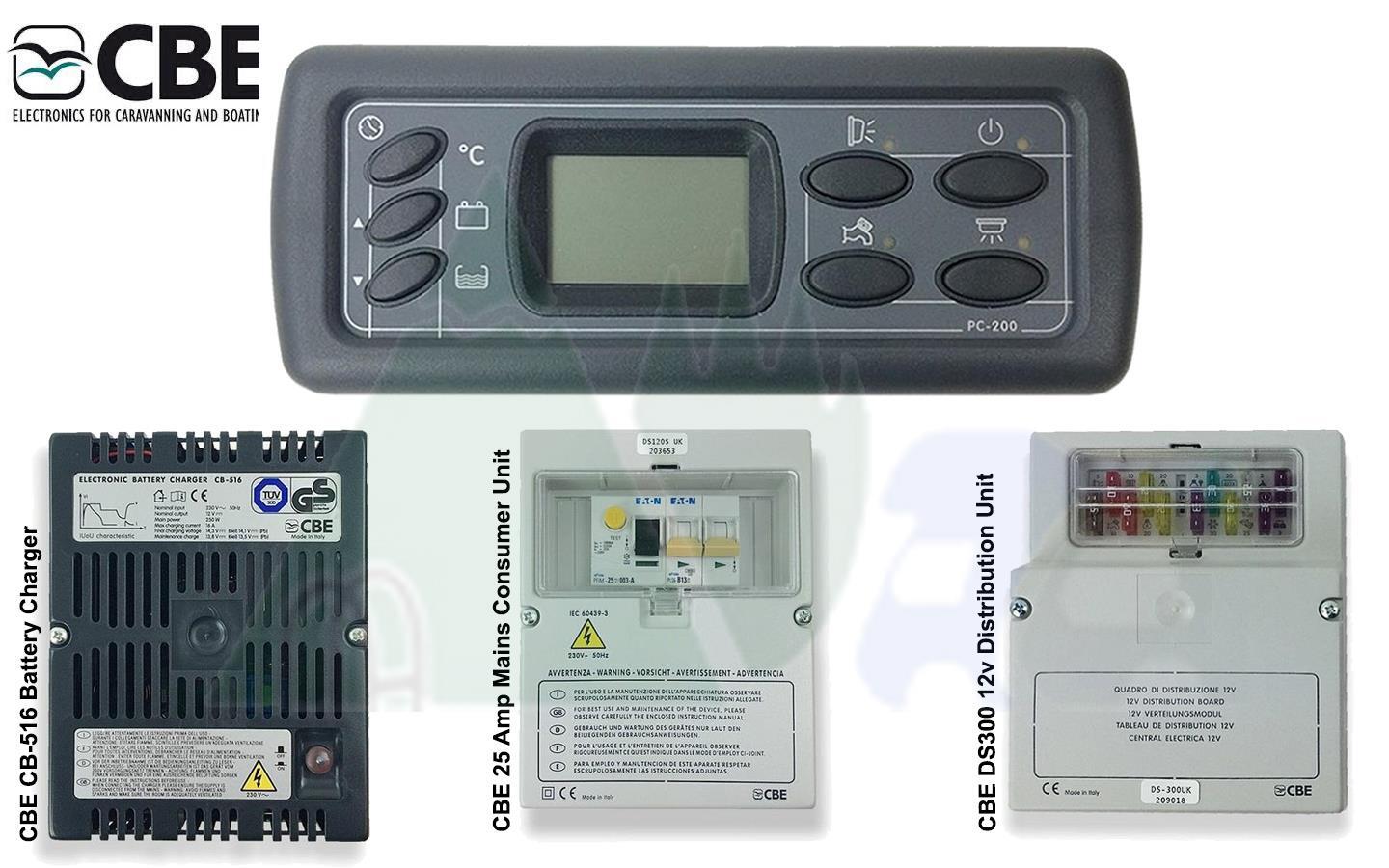 CBE PC200 CONTROL PANEL ELECTRIC CONTROL SYSTEM CARAVAN CAMPER MOTORHOME KIT