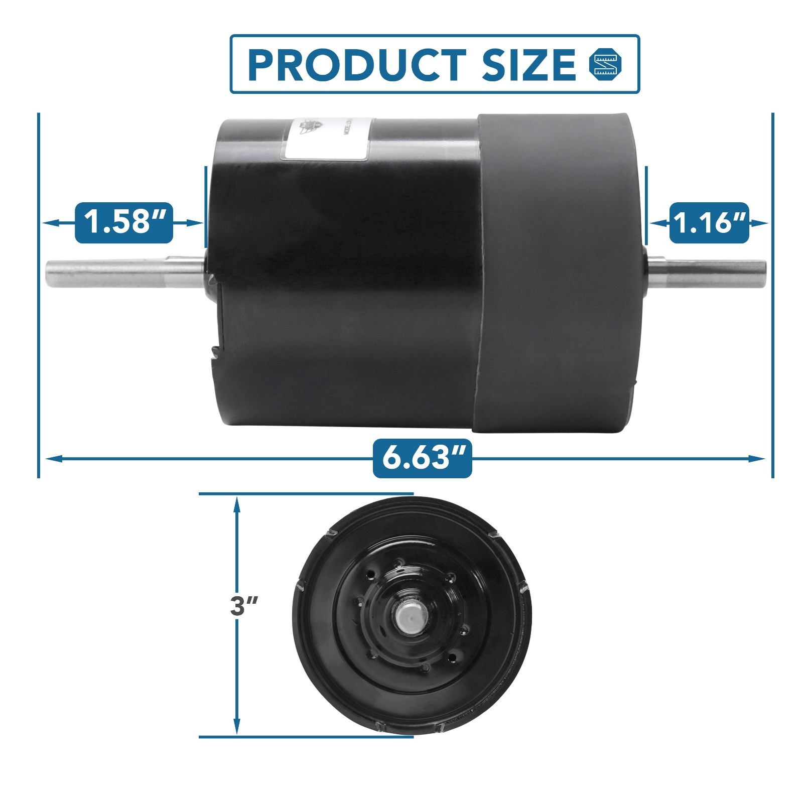 New Furnace Blower Motor Replacement for Atwood 8535-IV