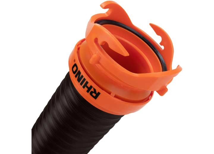 Camco 15FT RhinoFLEX Sewer Hose Kit with Swivel Fittings RV Waste Management