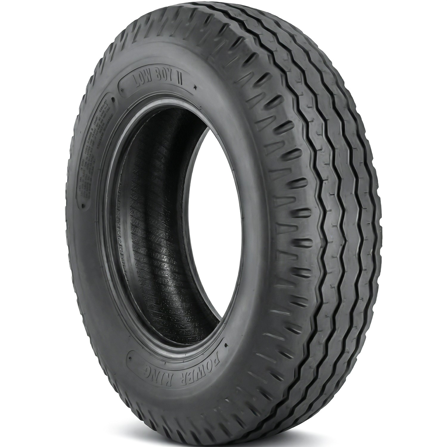 2 Tires Power King Low Boy II ST 7-14.5 Load F 12 Ply Trailer