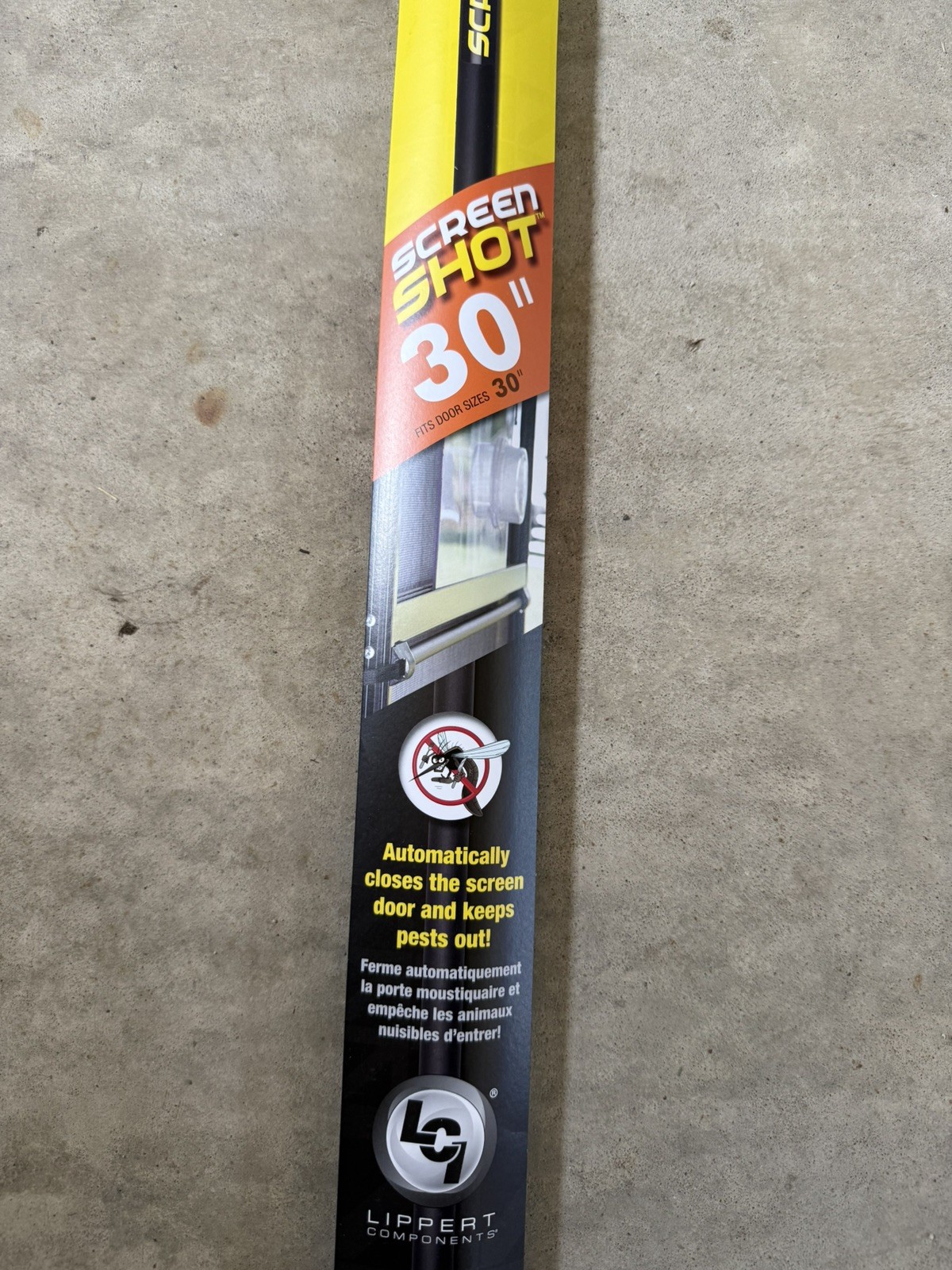 LIPPERT 730815 Screen Shot Automatic RV Screen Door Closer fits 30″ LCI Doors
