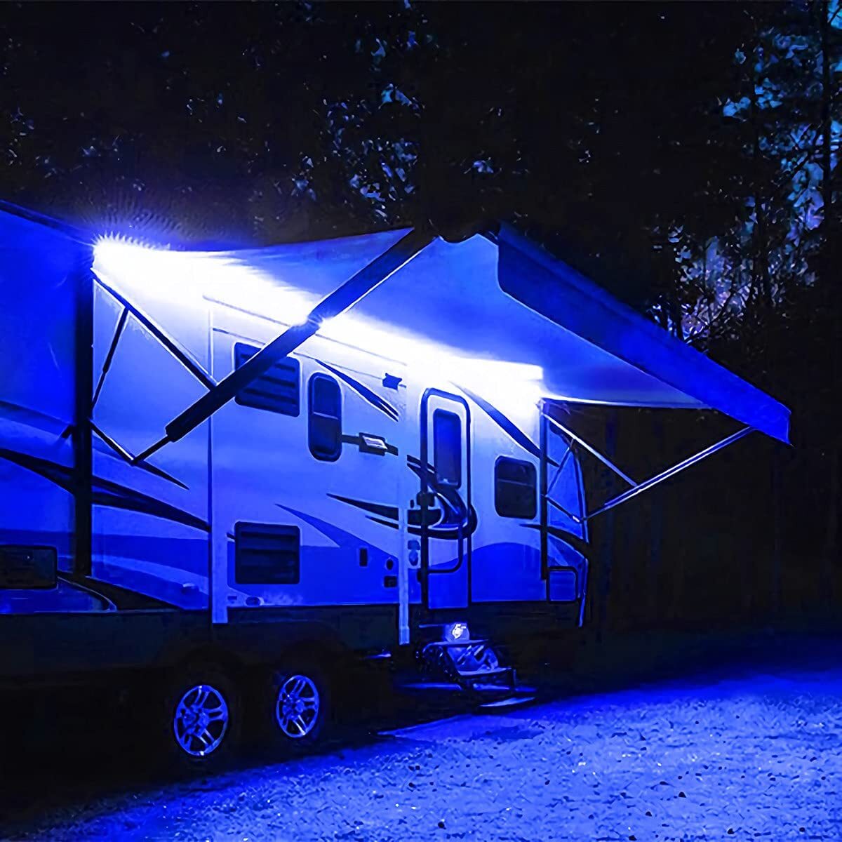 16ft RGB Wireless Control Waterproof LED Strip Light For Boat Truck Car SUV RV