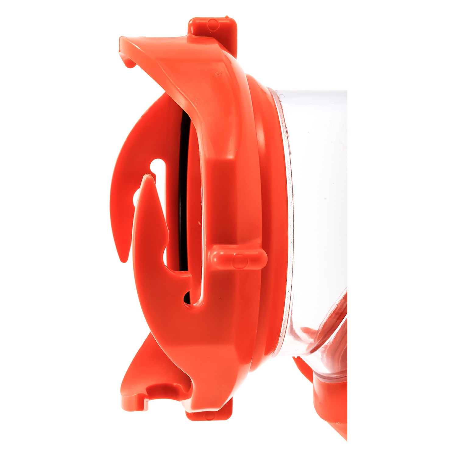Camco 39847 RhinoFLEX 45° Clear/Red Fittings Transparent 3″Bayonet x 3″Lug